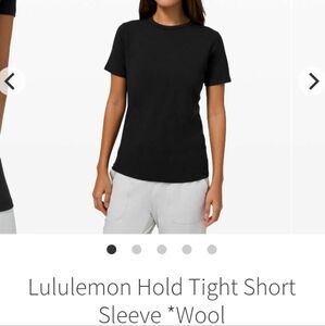 lululemon athletica 14 XL Black Short Sleeve Top